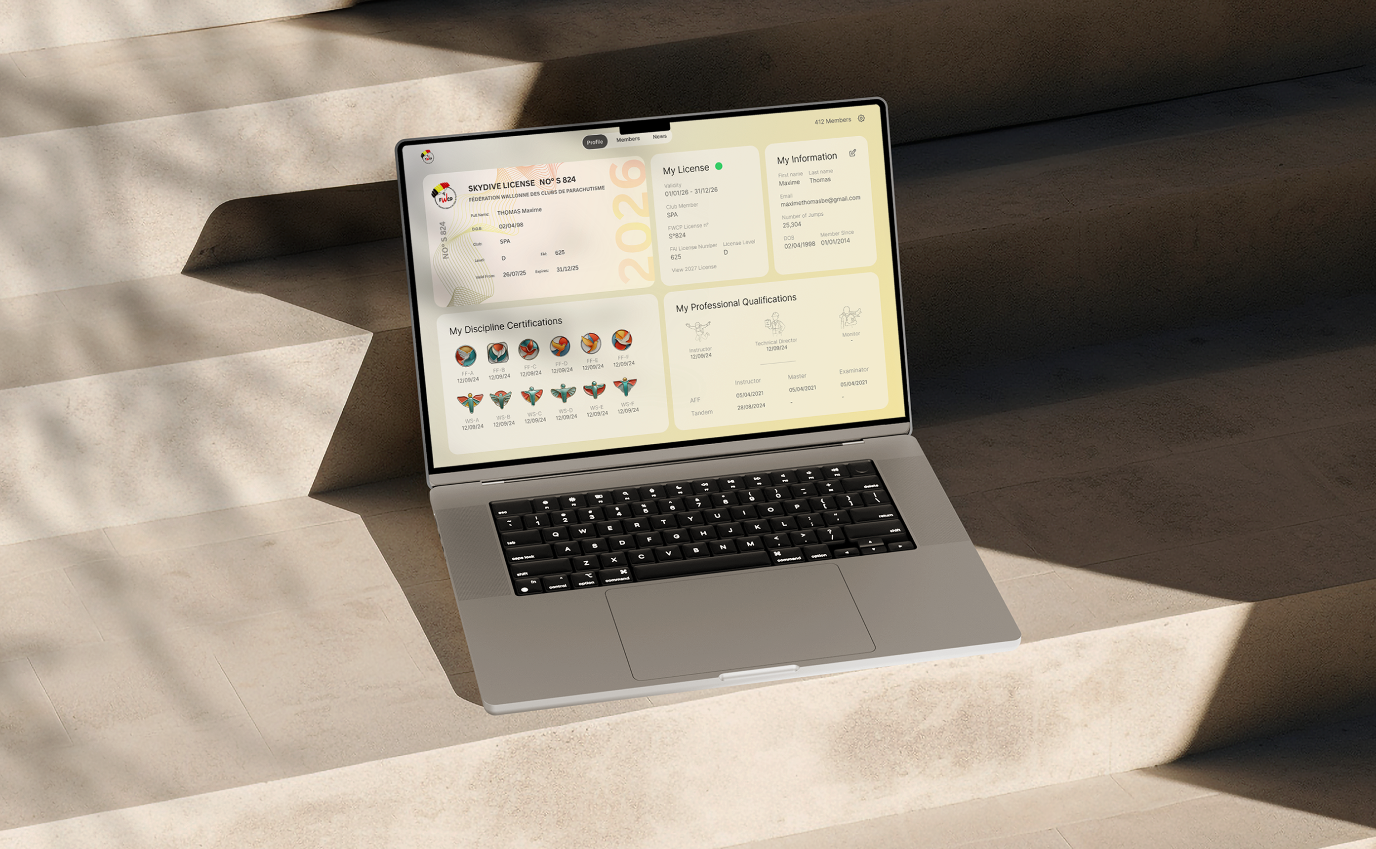 FWCP Skydive featured project preview